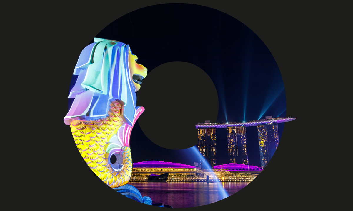 Photomontage Singapour 2